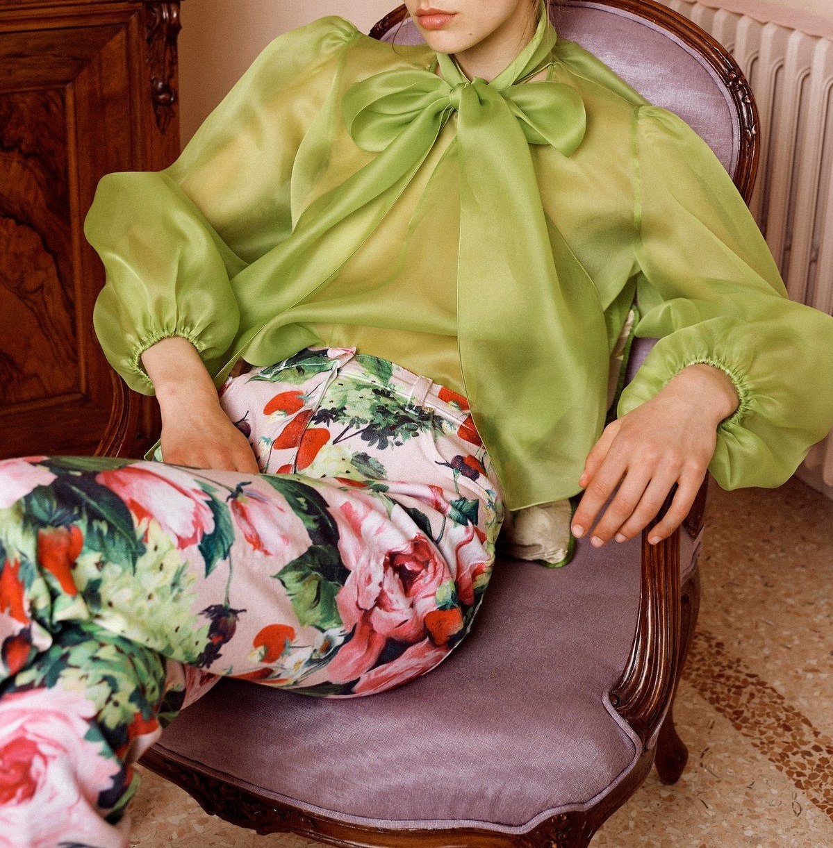 Party hard Organza Top