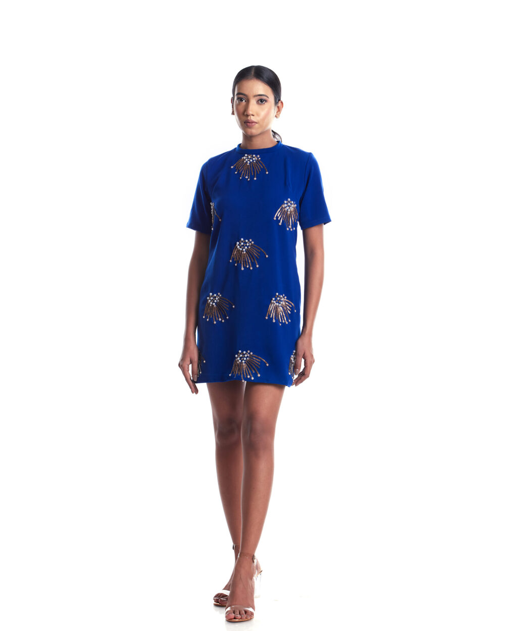 Royal Blue Embellished Dress