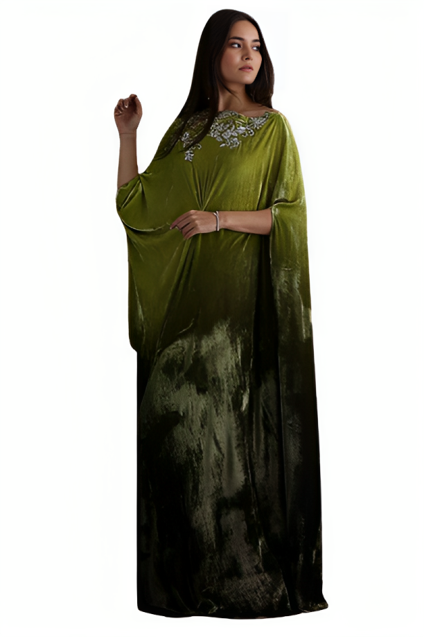 Falling Ombre Kaftan Dress - Image 2