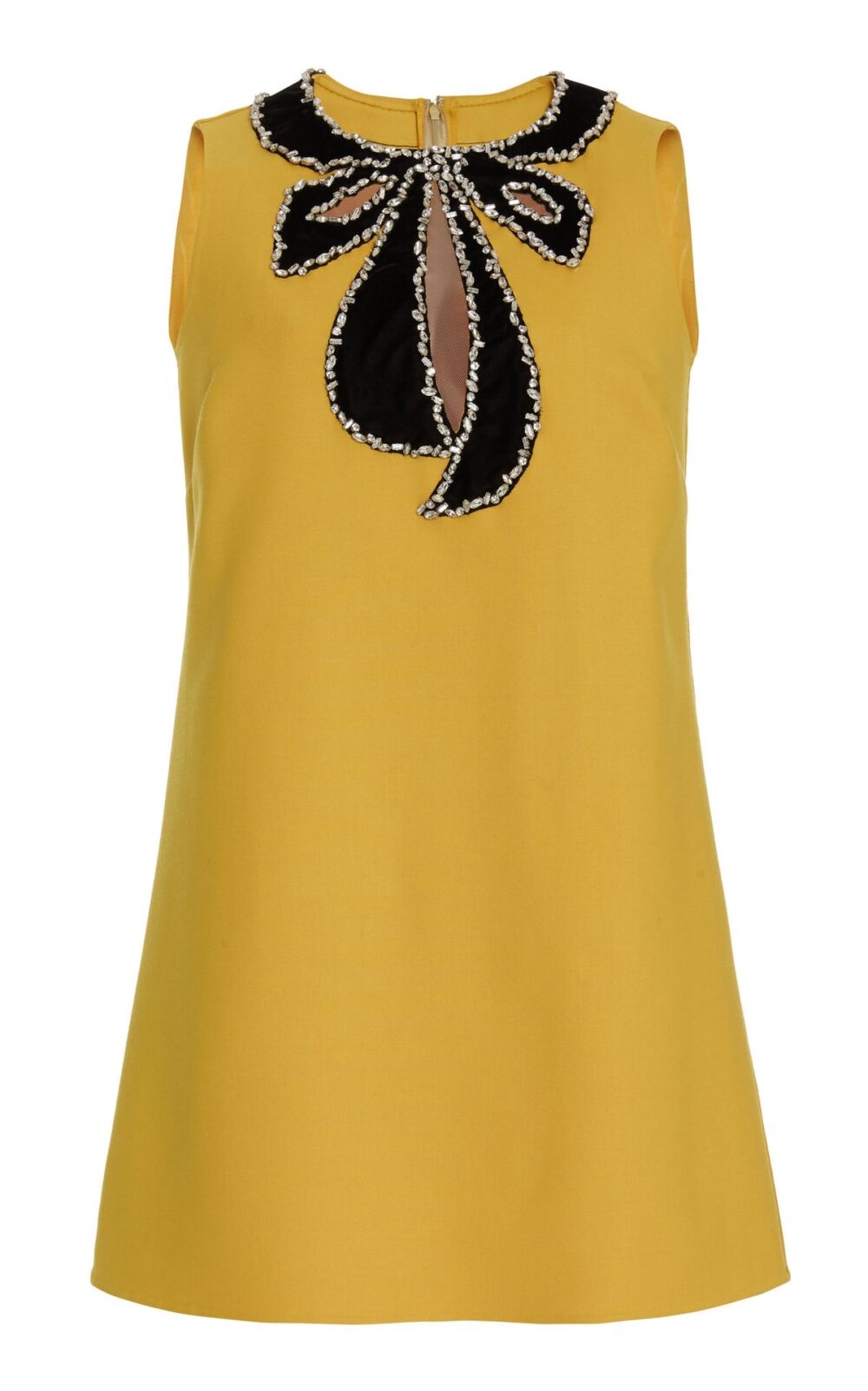Mustard Embellish Dress - Image 4