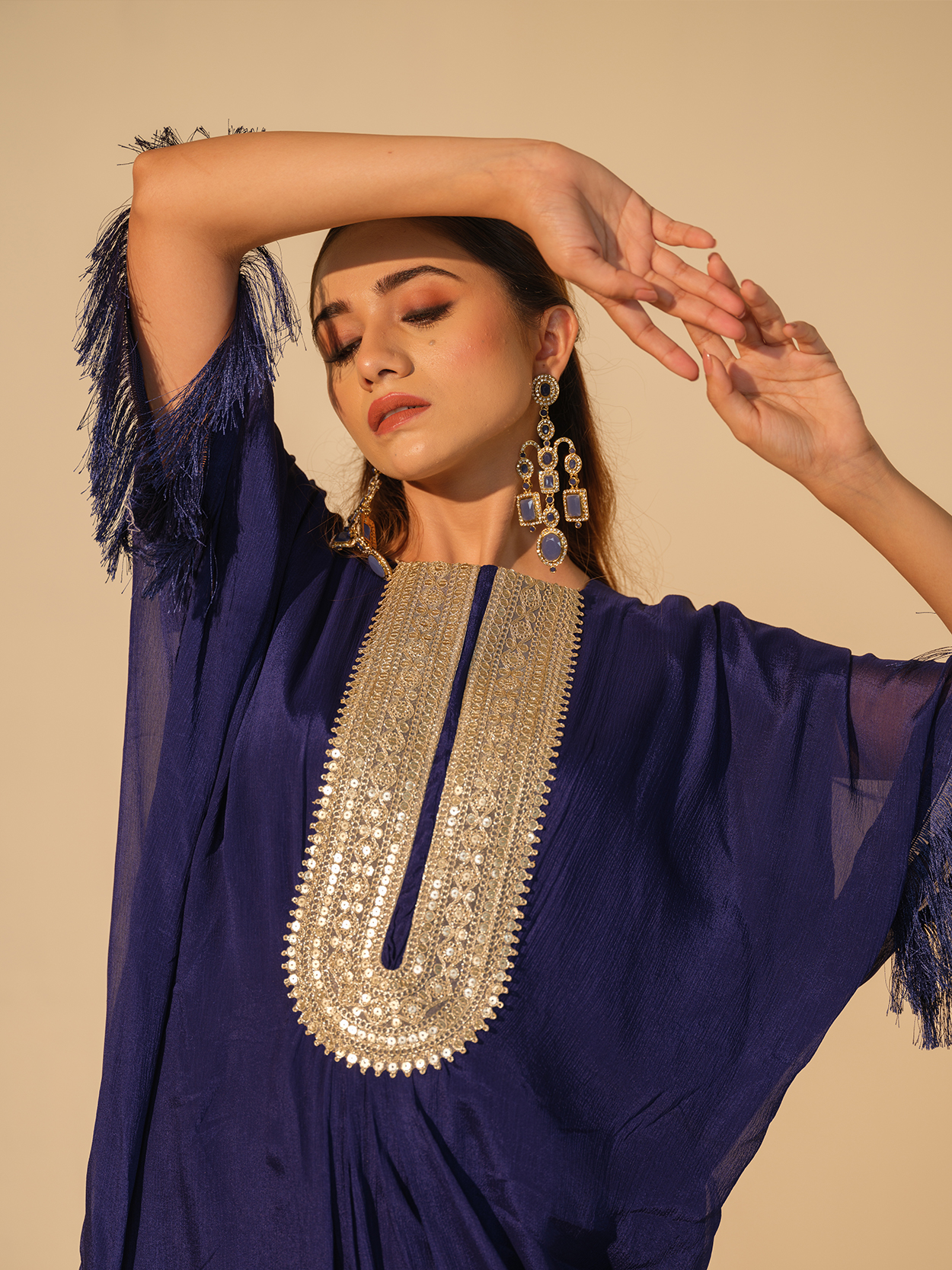 Royal Affair Fringe Kaftaan - Image 2
