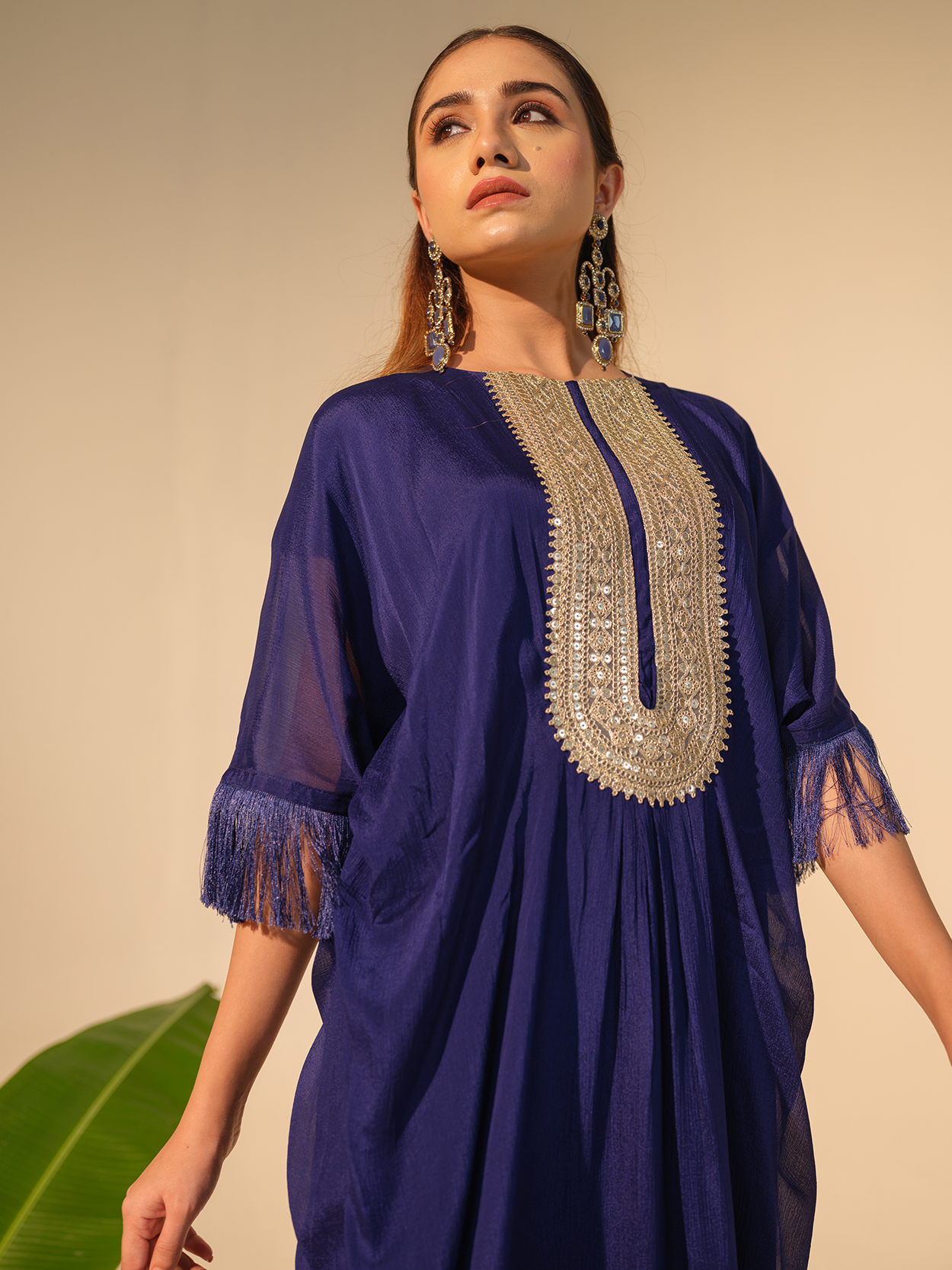 Royal Affair Fringe Kaftaan - Image 3